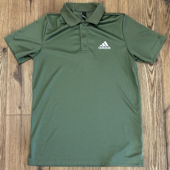 adidas Other - Adidas Olive Green Polo Shirt Men's Size Small